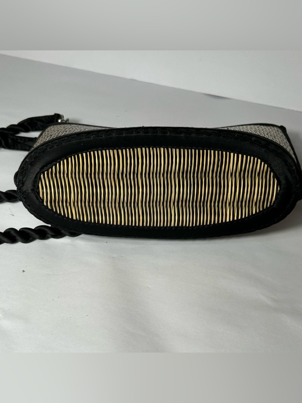 Basket‎ of Cambodia Saraye Purse Woven Grass Boho Handbag Spring Tatami Straps - Picture 6 of 16
